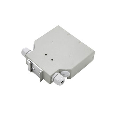 Hộp đầu cuối cáp quang Din Rail có thể gắn 6 cổng bằng kim loại Dinrail