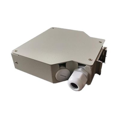 12 lõi thép cuộn cán nguội Hộp thiết bị đầu cuối đường sắt sợi quang với bộ chuyển đổi song công Lc
