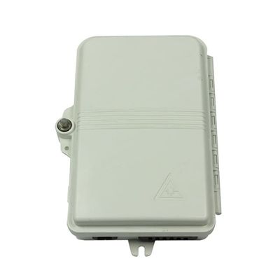 Hộp đầu cuối sợi quang 6 cổng SC APC / UPC SM SX PC + ABS Màu xám nhạt cho viễn thông