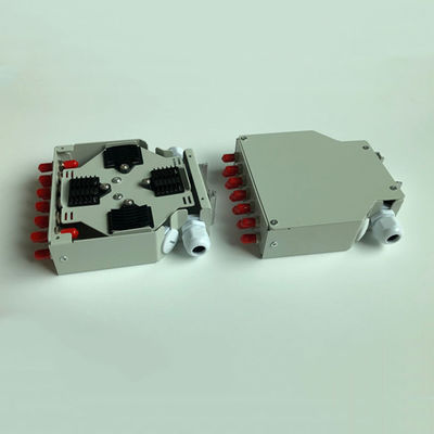 Hộp thiết bị đầu cuối sợi quang Din Rail gắn trên đường ray 12 cổng Din với bộ chuyển đổi St