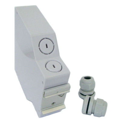 Hộp đầu cuối sợi quang gắn trên đường ray bằng nhựa abs Din 12 Bộ điều hợp Lc / Upc Simplex