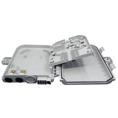 Hộp đấu dây cáp quang 8Cốt lõi SM/DX SC/LC/ST/FC Xám nhạt/Đen IP 66