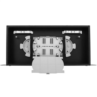 Bảng điều khiển cáp quang ODF gắn giá đỡ cố định 1U 12 cổng với bảng điều khiển