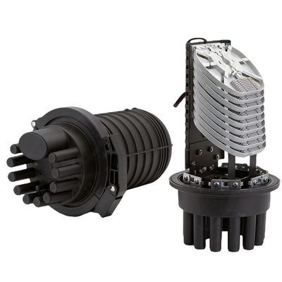 Vỏ bọc sợi quang 288 lõi ngoài trời trên không ngoài trời 6in 6out Dome Splice Closure