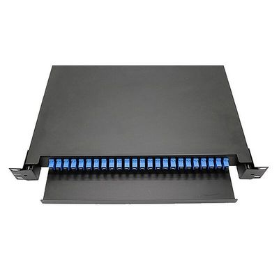 Bảng điều khiển cáp quang ODF 24 cổng Hộp kèm theo Khớp ngăn kéo 24 lõi