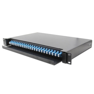 Bảng điều khiển cáp quang ODF 24 cổng Hộp kèm theo Khớp ngăn kéo 24 lõi