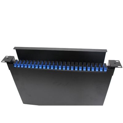 Bảng điều khiển kết thúc sợi quang loại ngăn kéo Hộp 48 lõi 1U trượt