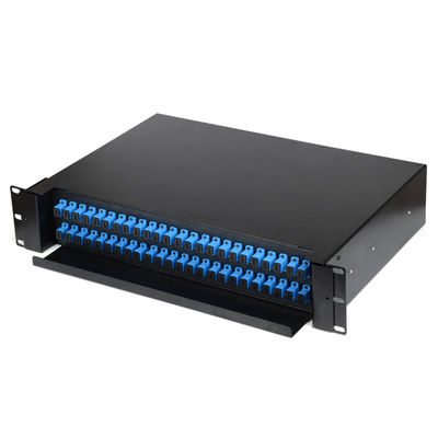 48 cổng 2U Cáp quang SC Simplex / LC Duplex Patch Panel