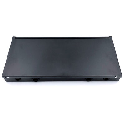 1U Rack Mount Patch Panel Sợi quang 19 &quot;24 lõi SC LC với các khay nối