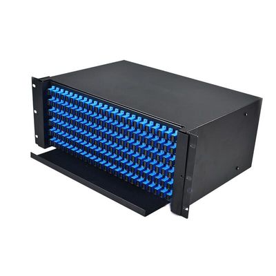 Phân phối cáp quang trong nhà 144Cốt lõi 19 Rack Mount Fiber Patch Panel