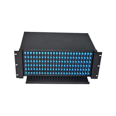 Phân phối cáp quang trong nhà 144Cốt lõi 19 Rack Mount Fiber Patch Panel