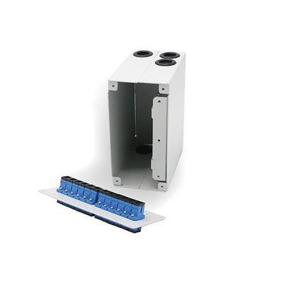 Nối sợi quang Hộp kim loại Din-Rail và gắn tường Kích hoạt Bộ chuyển đổi 12 Sc Upc