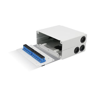 Nối sợi quang Hộp kim loại Din-Rail và gắn tường Kích hoạt Bộ chuyển đổi 12 Sc Upc