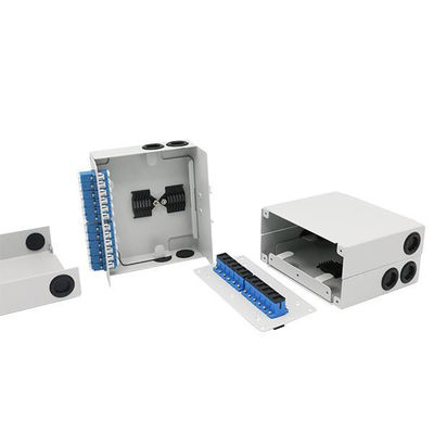 Nối sợi quang Hộp kim loại Din-Rail và gắn tường Kích hoạt Bộ chuyển đổi 12 Sc Upc