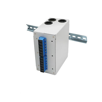 Nối sợi quang Hộp kim loại Din-Rail và gắn tường Kích hoạt Bộ chuyển đổi 12 Sc Upc