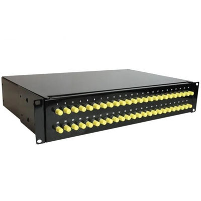 19&quot; 2U Fiber Patch Panel Rack Mount Cố định Loại 48 Cốt lõi FC Adapter