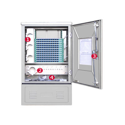 Tủ đứng tầng FTTH Hộp treo tường sợi quang SM / MM bên ngoài