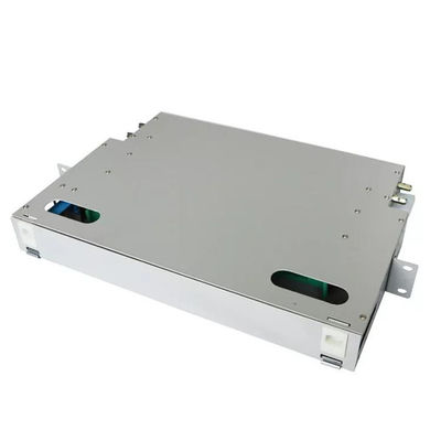 Bảng vá lỗi 1U ODF Khung phân phối gắn giá đỡ Bảng điều khiển sợi quang 12 lõi SM