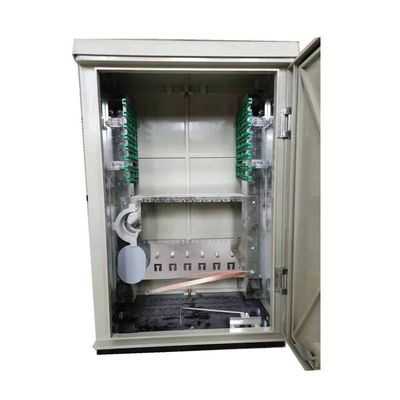 96 Core Tủ đường phố ngoài trời Tủ kết nối chéo quang gắn cực