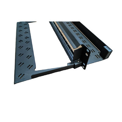 Bảng vá MPO MTP màu đen 96F 1U LC Patch Panel Modular Kệ