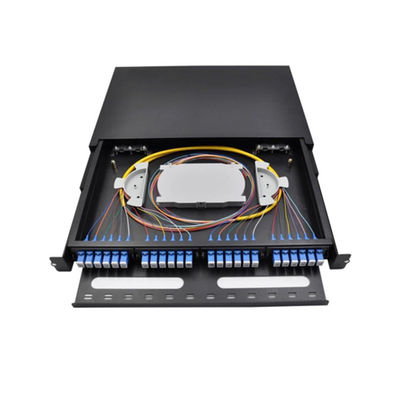 Bảng điều khiển mối nối hộp kết thúc sợi quang MPO 24 cổng SC Simplex