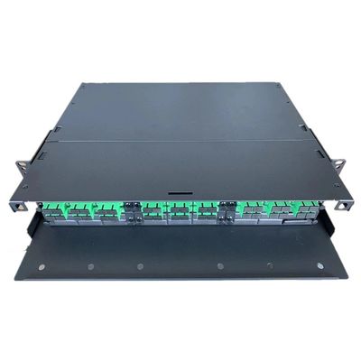 Bảng vá 2U MPO MTP APC SC Duplex Fiber Enclosure Rack Mount