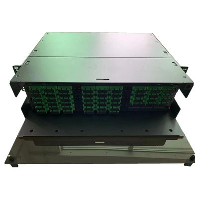 Bảng vá 3RU MPO MTP Bảng vá sợi quang 108F SC APC Giữ 9 bộ chuyển đổi LGX