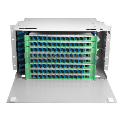 Bảng vá lỗi ODF 19 Rack Sc Adapter Fc Patch Panel 6U 96 Cốt lõi
