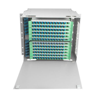 Grey ODF Patch Panel Rack 19 Khung phân phối quang 72 lõi FC / SC