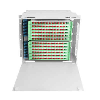 144 Cốt lõi ODF Patch Panel Sc / Fc Adapter 19 Fiber Optic Patch Panel