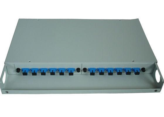 Rack Mount Fiber Optic Patch Panel Enclosure Phân phối Fc Sc Adapter