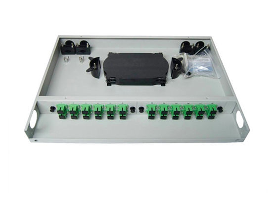 Kết thúc sợi quang ODF gắn trên giá cố định Hộp kết thúc sợi quang 2U 48 lõi