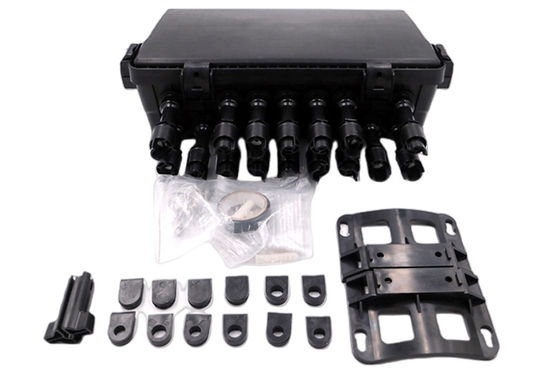 Hộp đầu cuối cáp quang chống nước FTTB SC IP68 2 IN 2OUT 48Cốt lõi 16Hải cảng