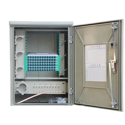 Tủ phân phối cáp quang ngoài trời 144 lõi Vật liệu SMC chống nước FTTH