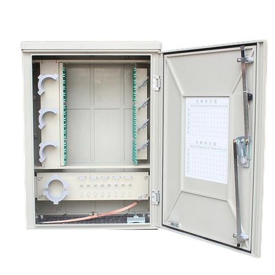 Tủ phân phối cáp quang ngoài trời 144 lõi Vật liệu SMC chống nước FTTH