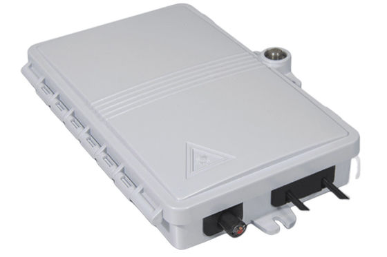 Hộp đầu cuối sợi quang 2 cổng FTTH PC ngoài trời / trong nhà Chất liệu ABS Màu xám nhạt