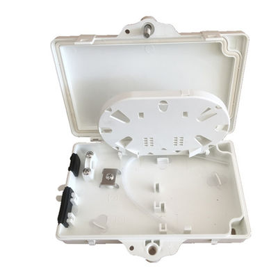 Hộp đầu cuối sợi quang 2 cổng FTTH PC ngoài trời / trong nhà Chất liệu ABS Màu xám nhạt