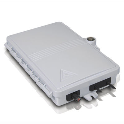 Hộp đầu cuối sợi quang 2 cổng FTTH PC ngoài trời / trong nhà Chất liệu ABS Màu xám nhạt