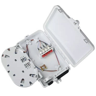 Hộp đầu cuối sợi quang 4 cổng SC Simplex SM Cáp trắng chống nước IP-66