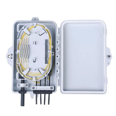 Hộp đầu cuối sợi quang 4 cổng SC Simplex SM Cáp trắng chống nước IP-66