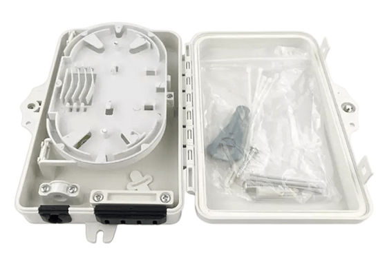 Hộp đầu cuối sợi quang 4 cổng SC Simplex SM Cáp trắng chống nước IP-66