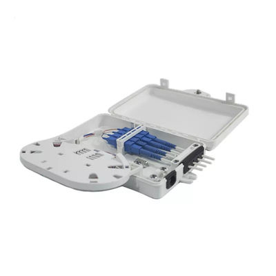 Hộp đầu cuối sợi quang 4 cổng SC Simplex SM Cáp trắng chống nước IP-66