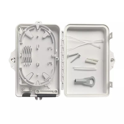 Hộp đầu cuối sợi quang 4 cổng SC Simplex SM Cáp trắng chống nước IP-66