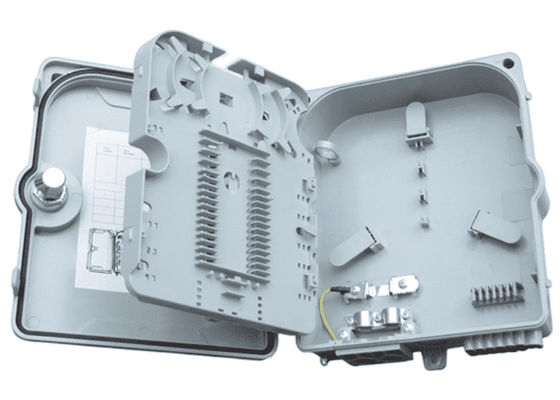 Hộp đầu cuối cáp quang 12Hải cảng SC/LC/ST/FC IP-66 UPC/APC Xám nhạt FTTH