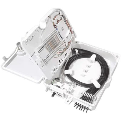 Hộp đầu cuối cáp quang 12Hải cảng SC/LC/ST/FC IP-66 UPC/APC Xám nhạt FTTH