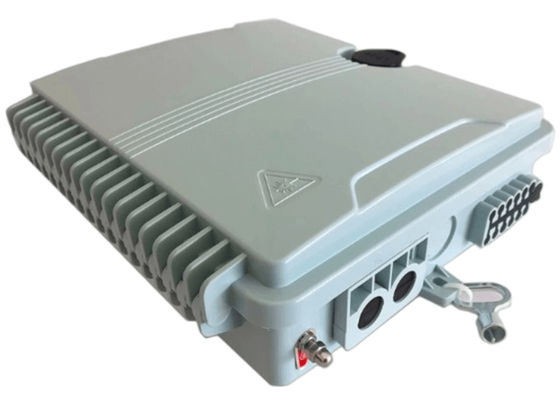 Hộp đầu cuối cáp quang 12Hải cảng SC/LC/ST/FC IP-66 UPC/APC Xám nhạt FTTH