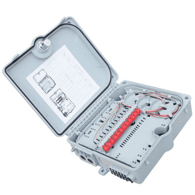 Hộp đầu cuối cáp quang 12Hải cảng SC/LC/ST/FC IP-66 UPC/APC Xám nhạt FTTH