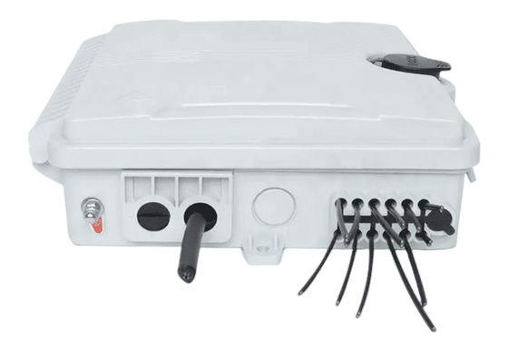 Hộp đầu cuối cáp quang 12Hải cảng SC/LC/ST/FC IP-66 UPC/APC Xám nhạt FTTH