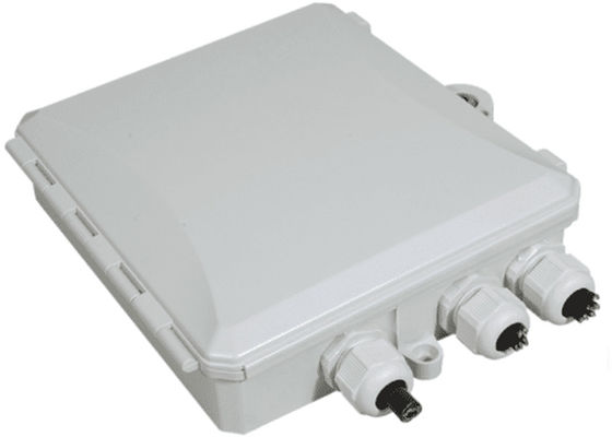Hộp đầu cuối sợi quang 12 lõi trong nhà / ngoài trời SC / LC / ST / FC Xám nhạt