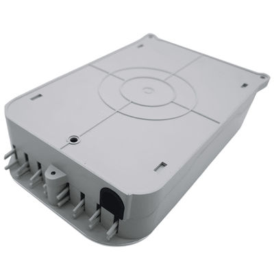 Bộ chia 16 lõi Hộp phân phối FTTH UPC / APC Treo tường Màu xám nhạt